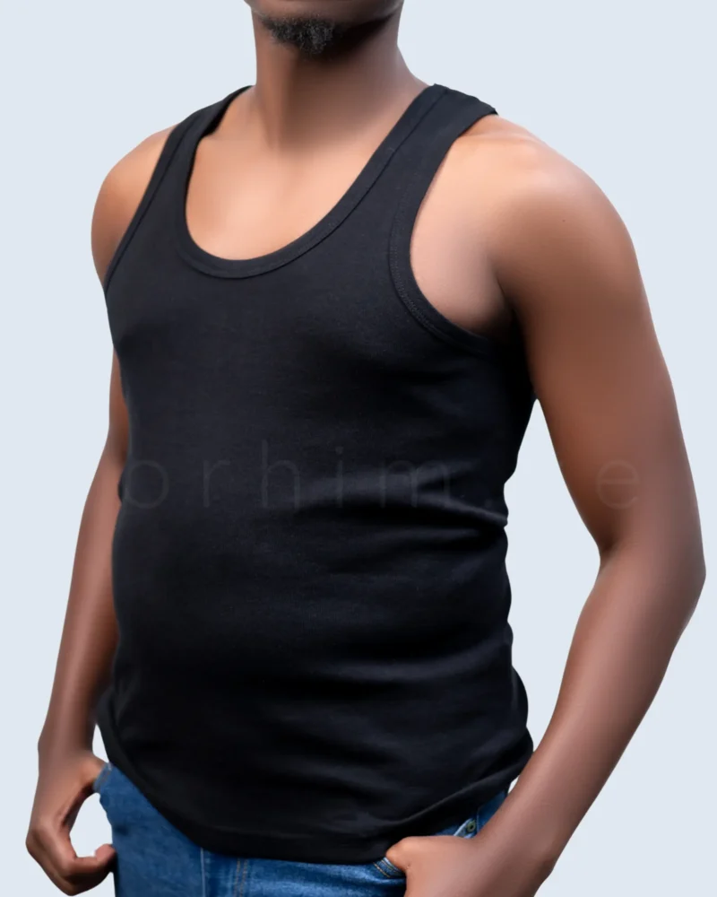 forhim.ke black cotton vests- about