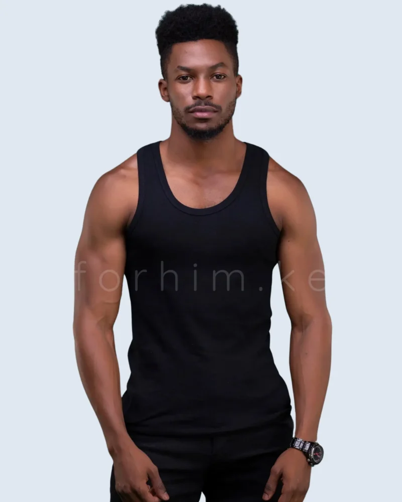 forhim.ke black cotton vests- about