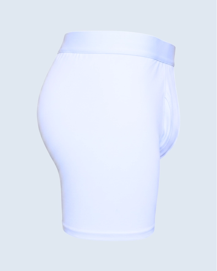 Plain White Long Boxers Briefs for him forhim.ke