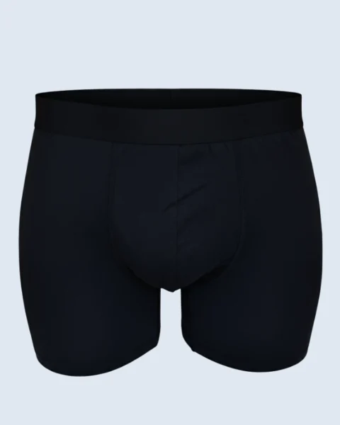 Plain Black Long Boxers Briefs for him forhim.ke