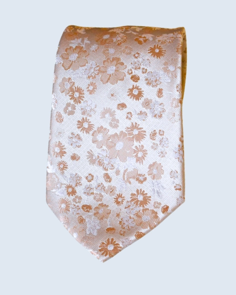 Champagne Petals Neck Tie