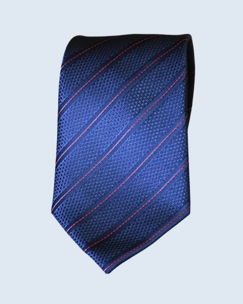 Crimson Tracer Navy Tie