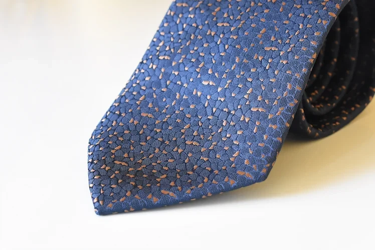 Midnight Copper Fleck Tie
