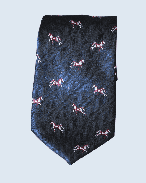 The Equestrian Blue Heritage Tie