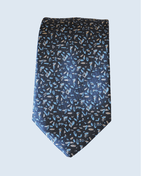 The Ocean Dash Micro-Pattern Tie