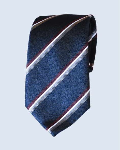 Tricolor Admiral Stripe Tie