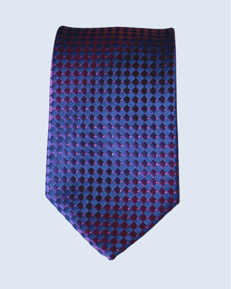 Vibrant Purple & Blue Tie
