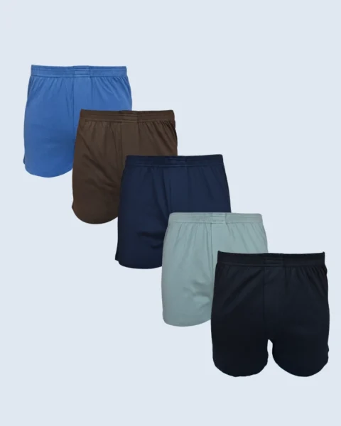 5-Pack Dark Toned Solid Boxers for forhim.ke