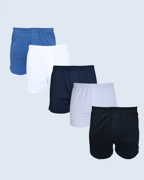 5-Pack Essential Solid Boxers for forhim.ke