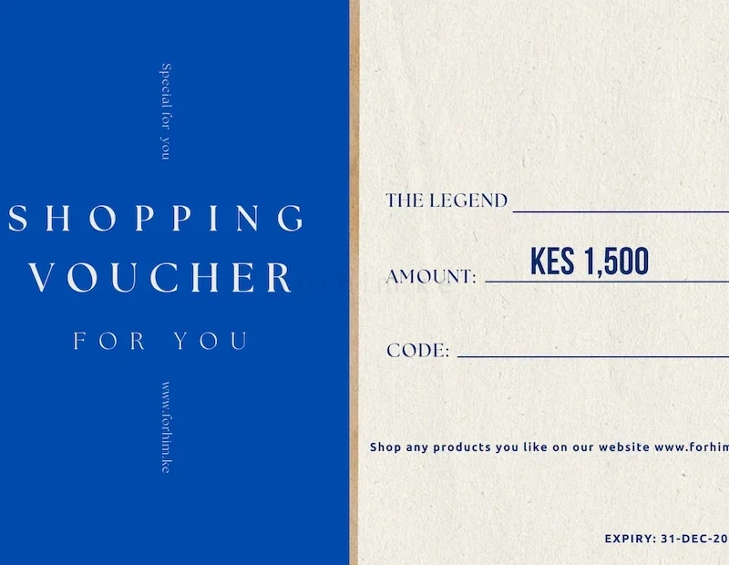 KES 1500 Gift Voucher forhim.ke