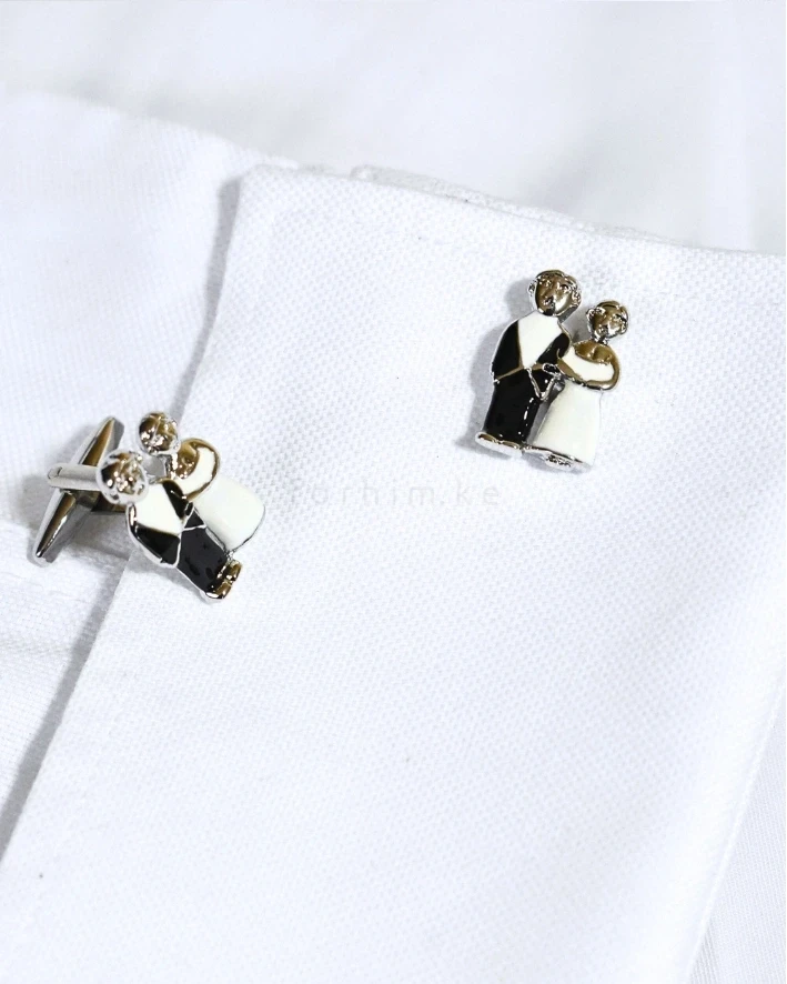 Bride & Groom Wedding Cufflinks forhim.ke