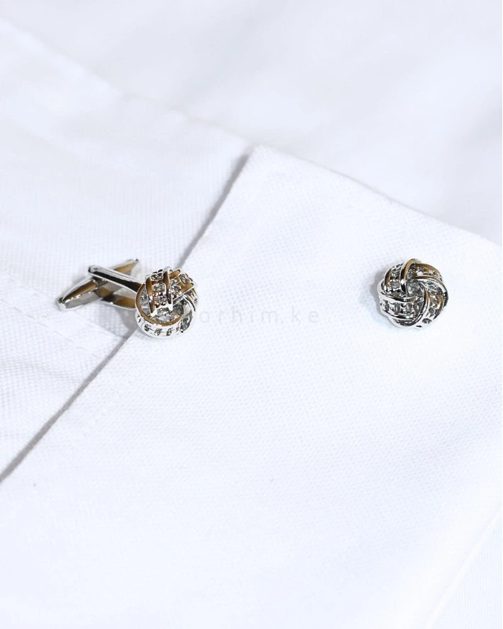 Silver Knot Cufflinks
