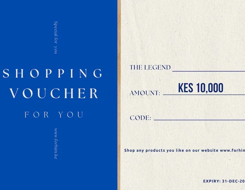 10,000 Gift Voucher forhim.ke