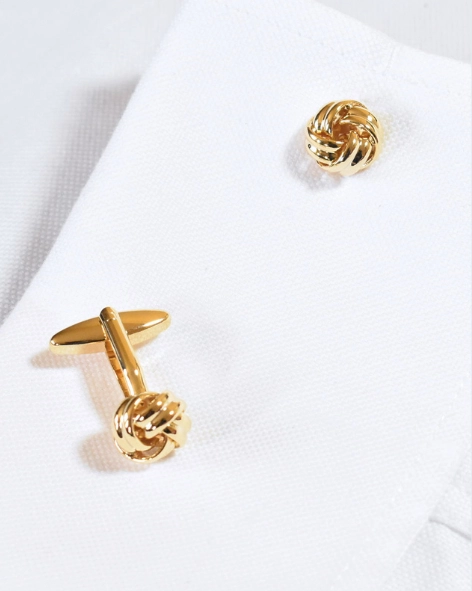 Gold Knot Cufflinks