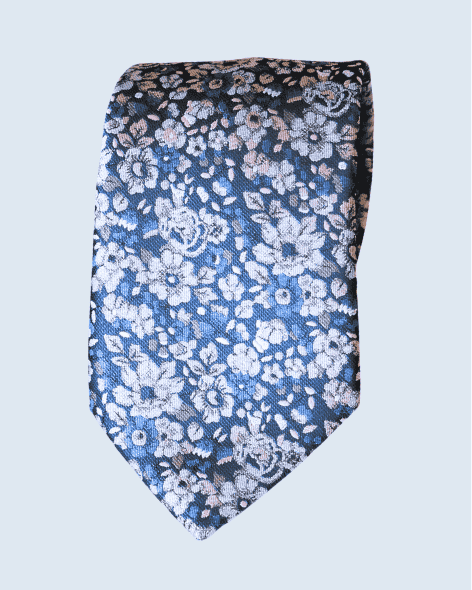 Woven Jacquard Floral Necktie