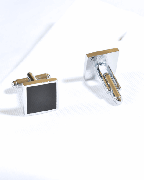Polished Onyx Square Cufflinks