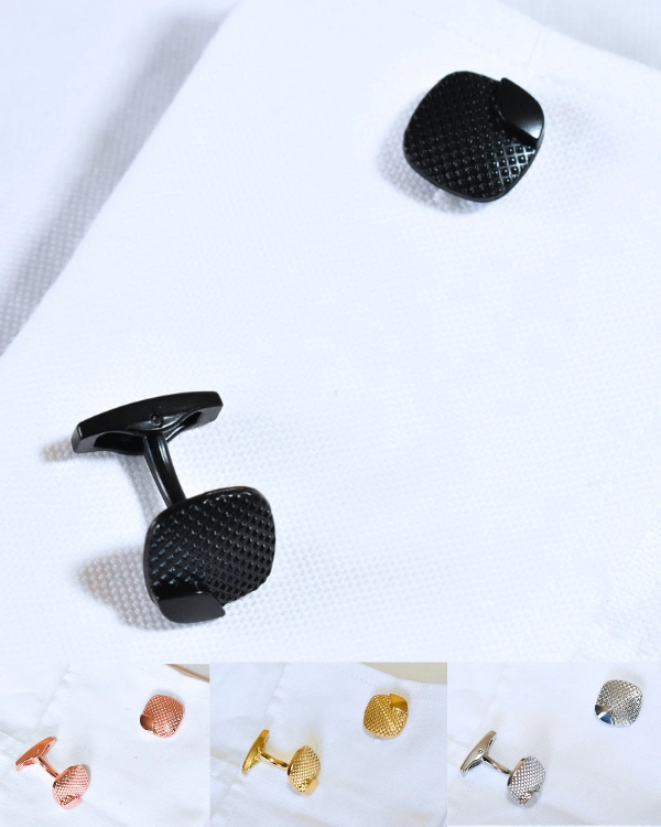 Textured Square Cufflinks