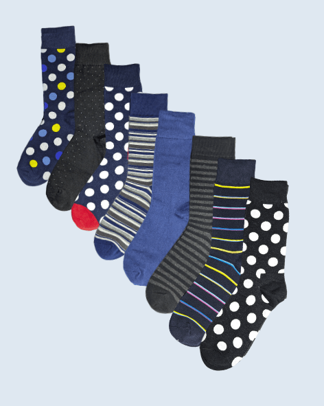8-Pack Ultimate Executive Sock Collection