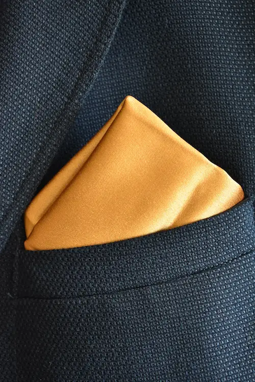 Desert Gold Lustrous Satin Pocket Square