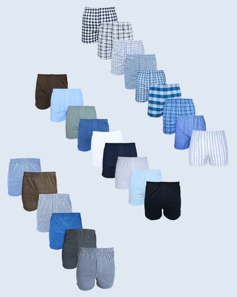 24-Pack Ultimate Overhaul Cotton Loose Fit Boxers