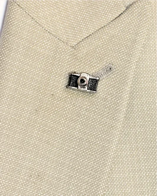 Retro Camera Lapel Pin