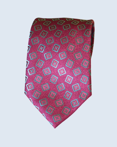 Burgundy Mosaic Tie