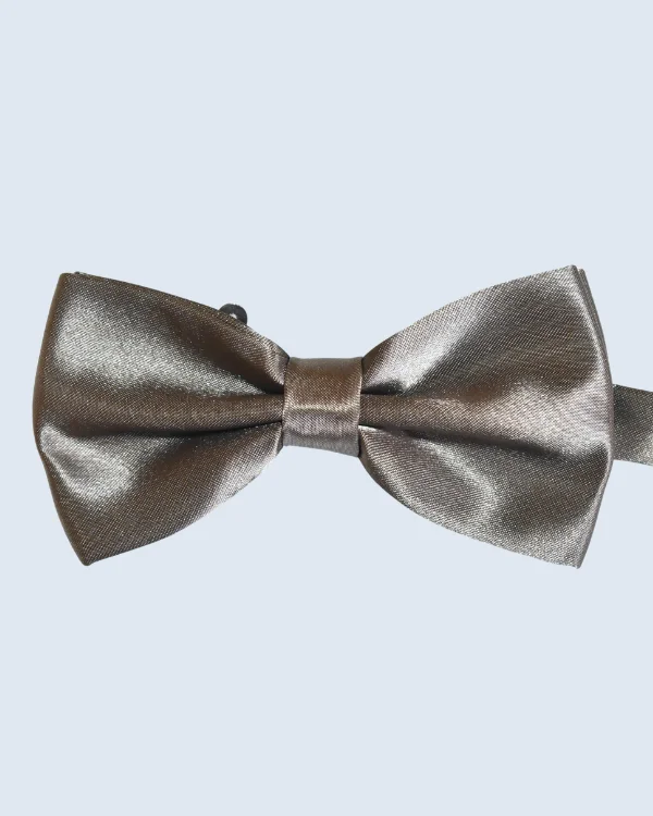 Grey Silk Bow Tie | ForHim.ke