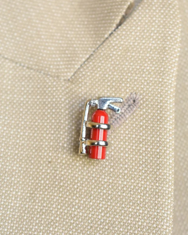 Fire Extinguisher Lapel Pin | ForHim.ke